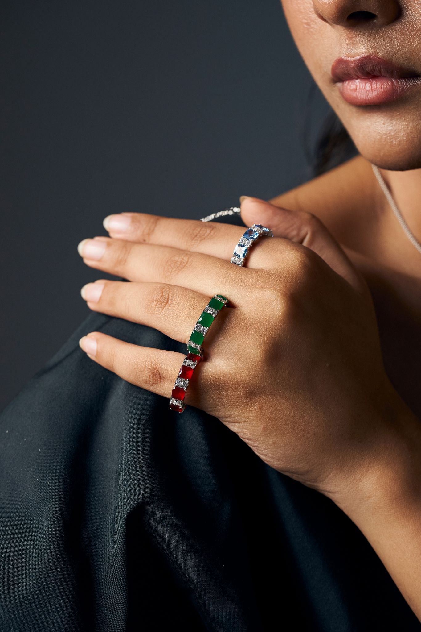 Ring Band With Stones