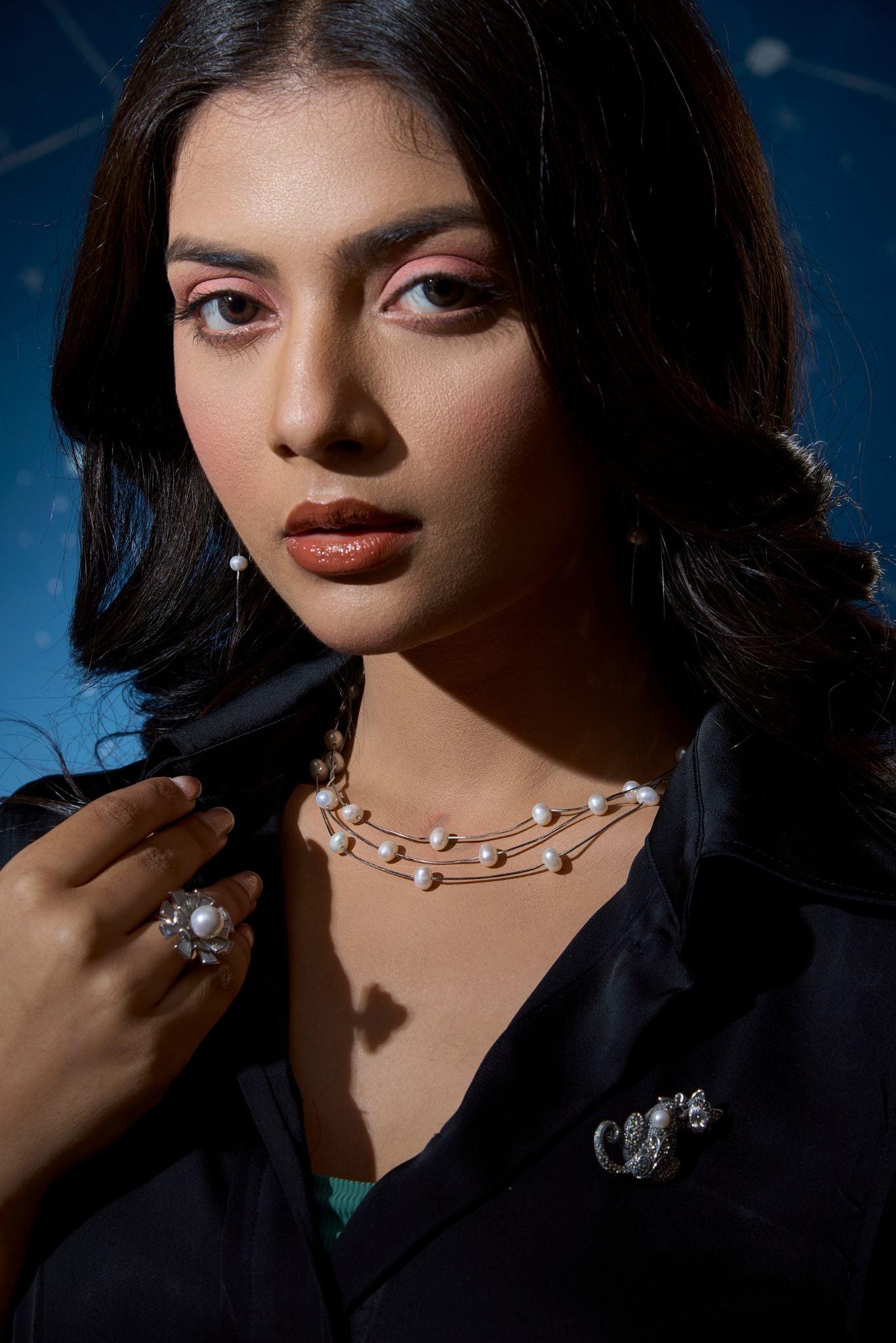 Chain Pearl Multi Layer