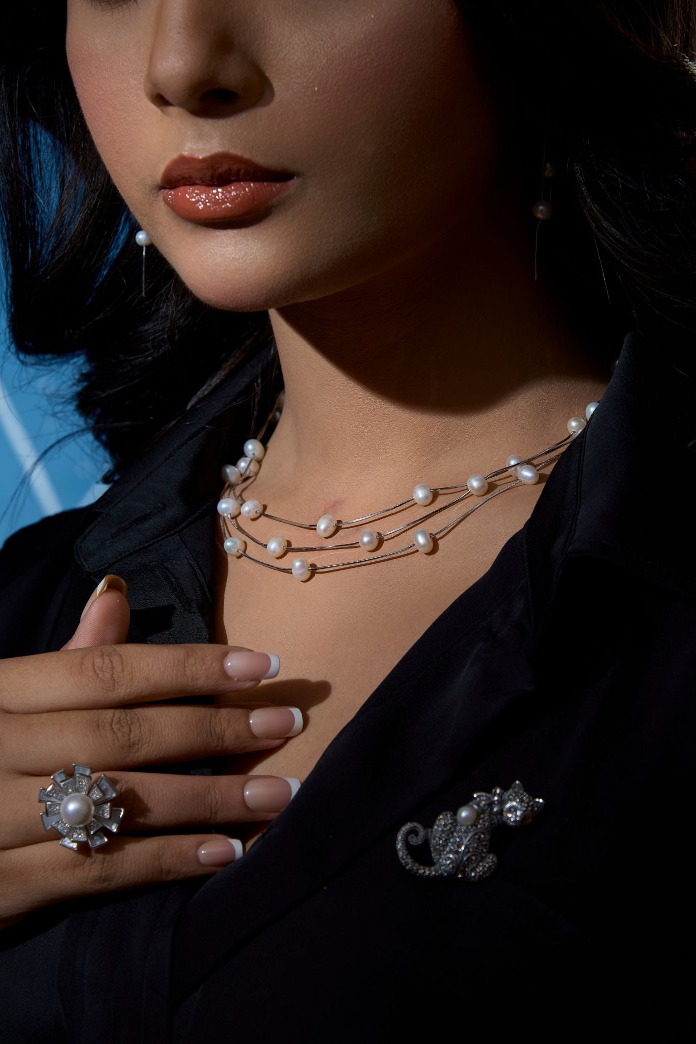 Chain Pearl Multi Layer