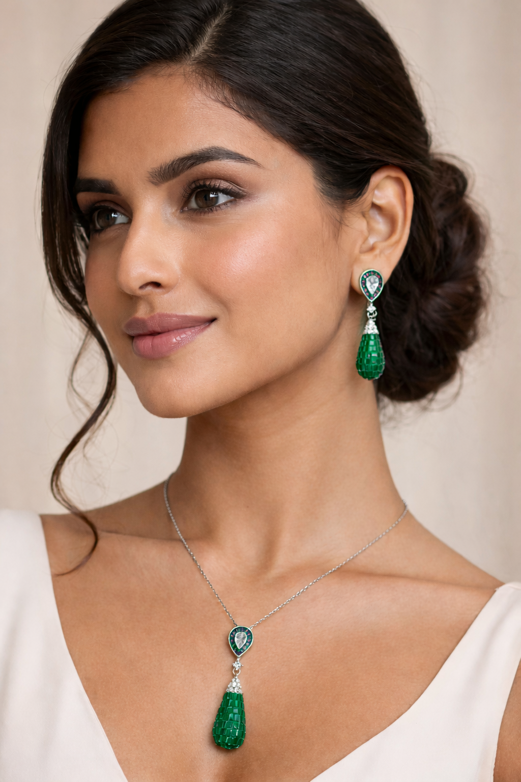 Aurora Drops Silver Earings