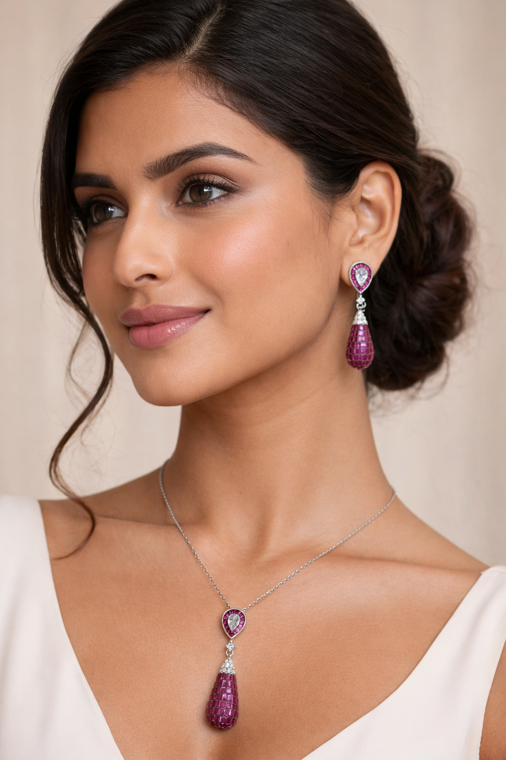 Aurora Drops Silver Earings