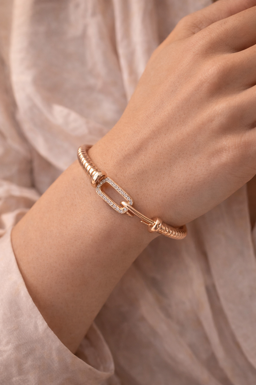 Link Luxe Silver Bracelet