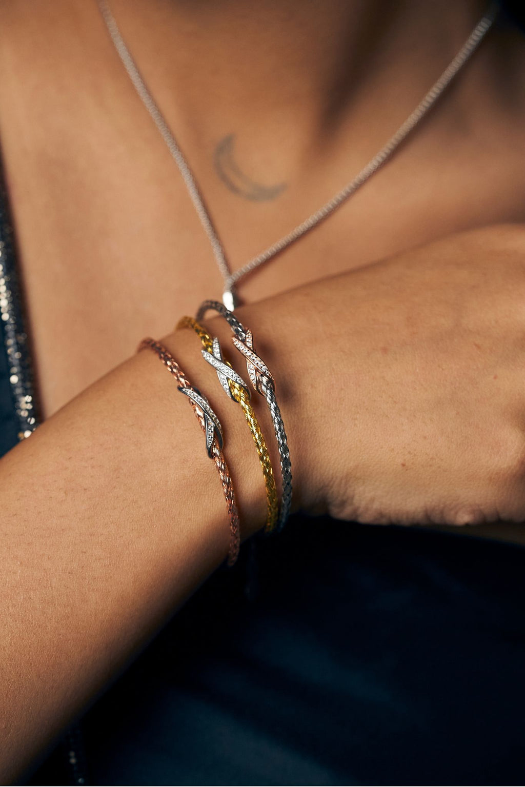Silver Infinity Motif Bracelet