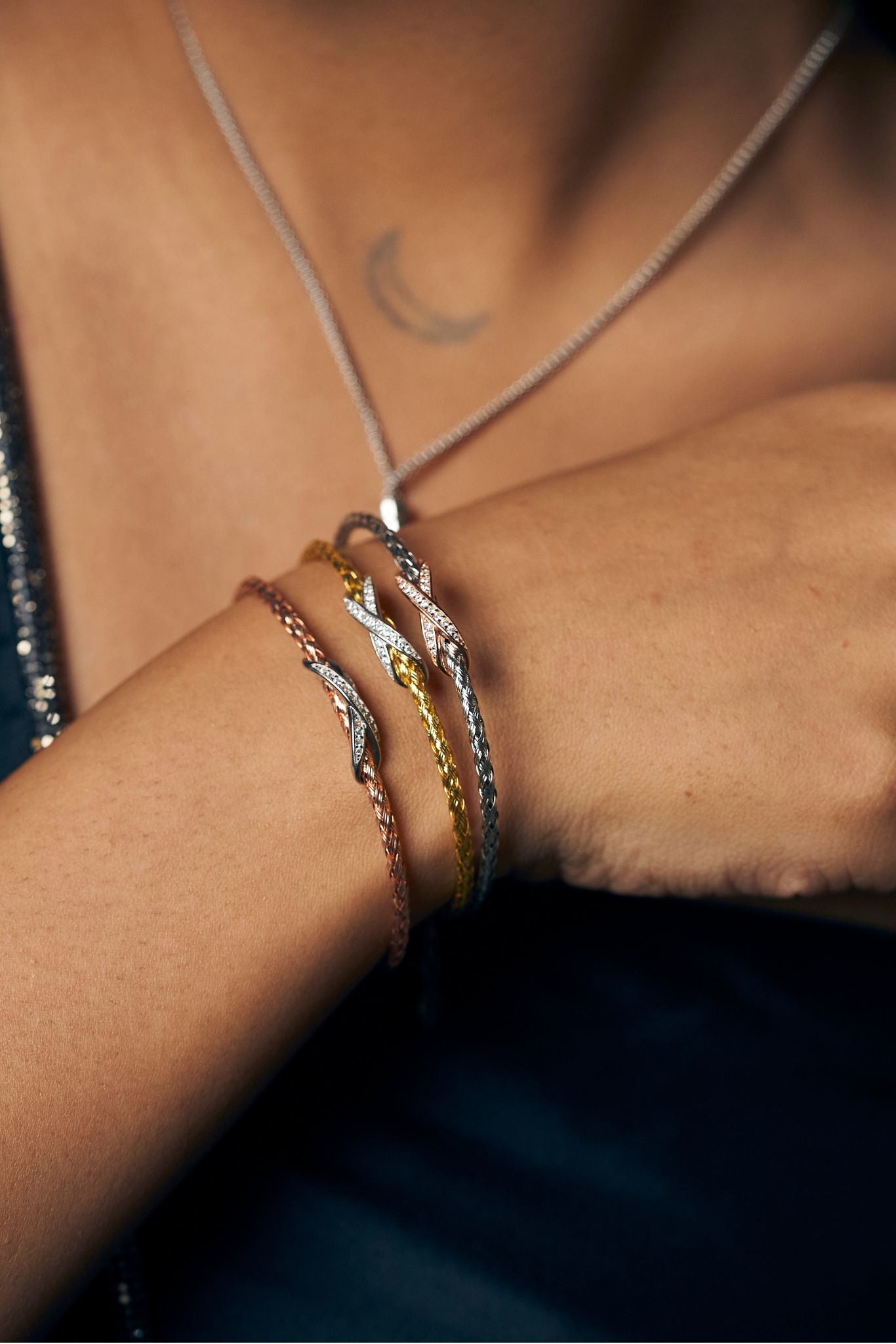 Silver Infinity Motif Bracelet