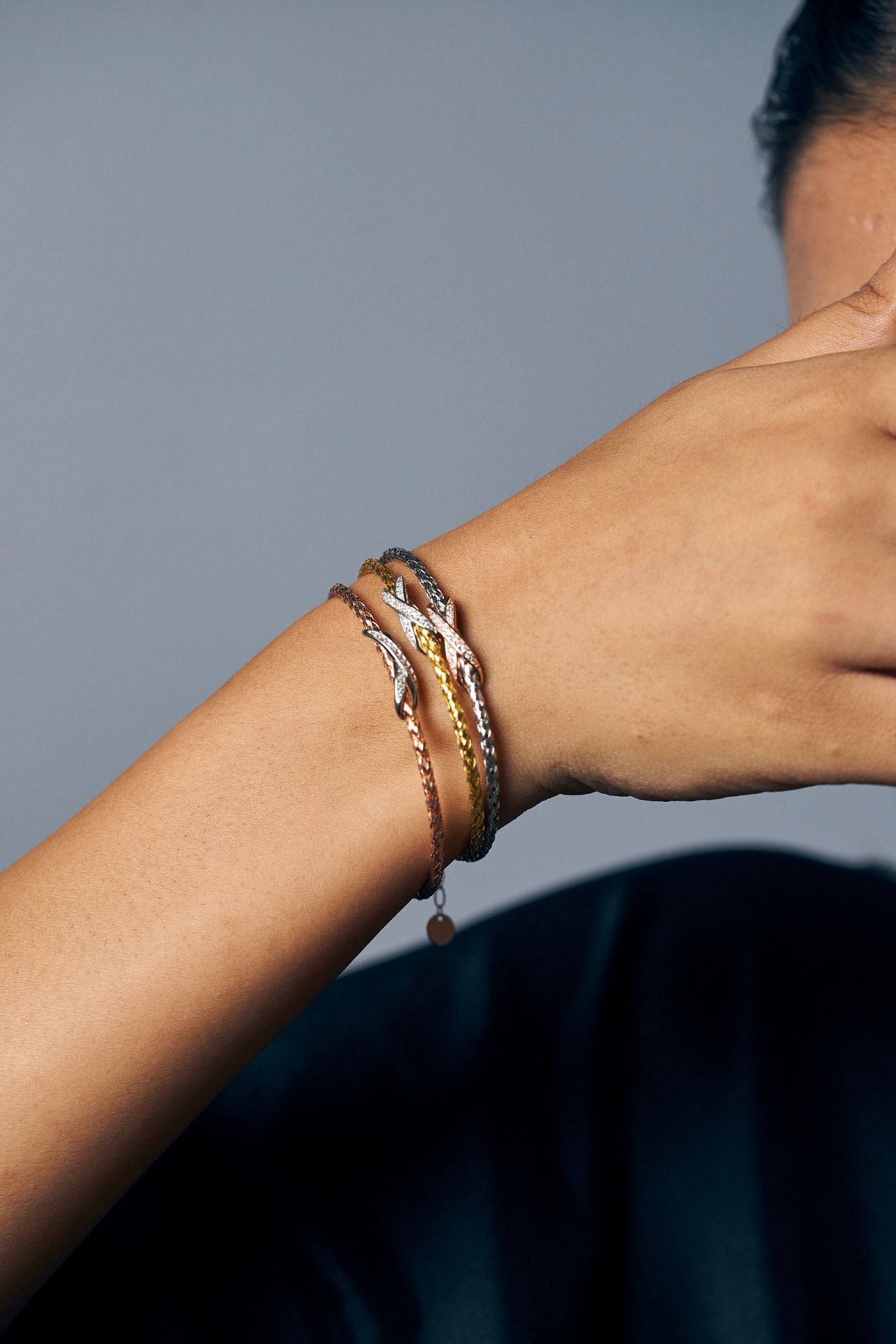 Silver Infinity Motif Bracelet