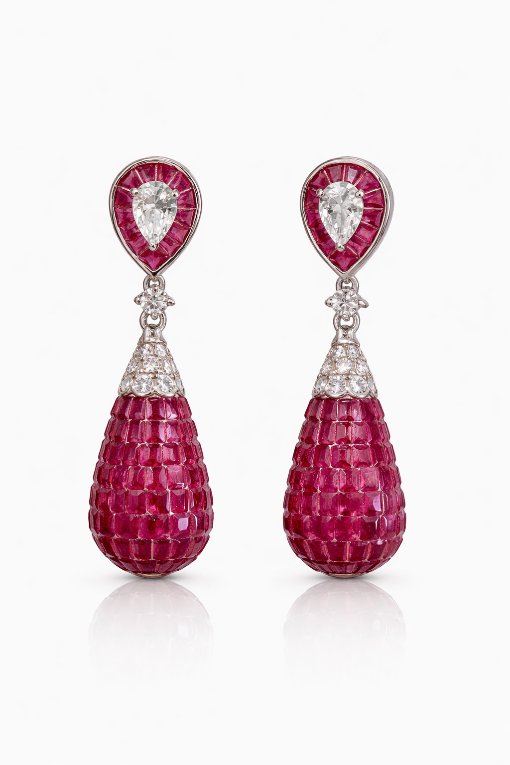 Aurora Drops Silver Earings