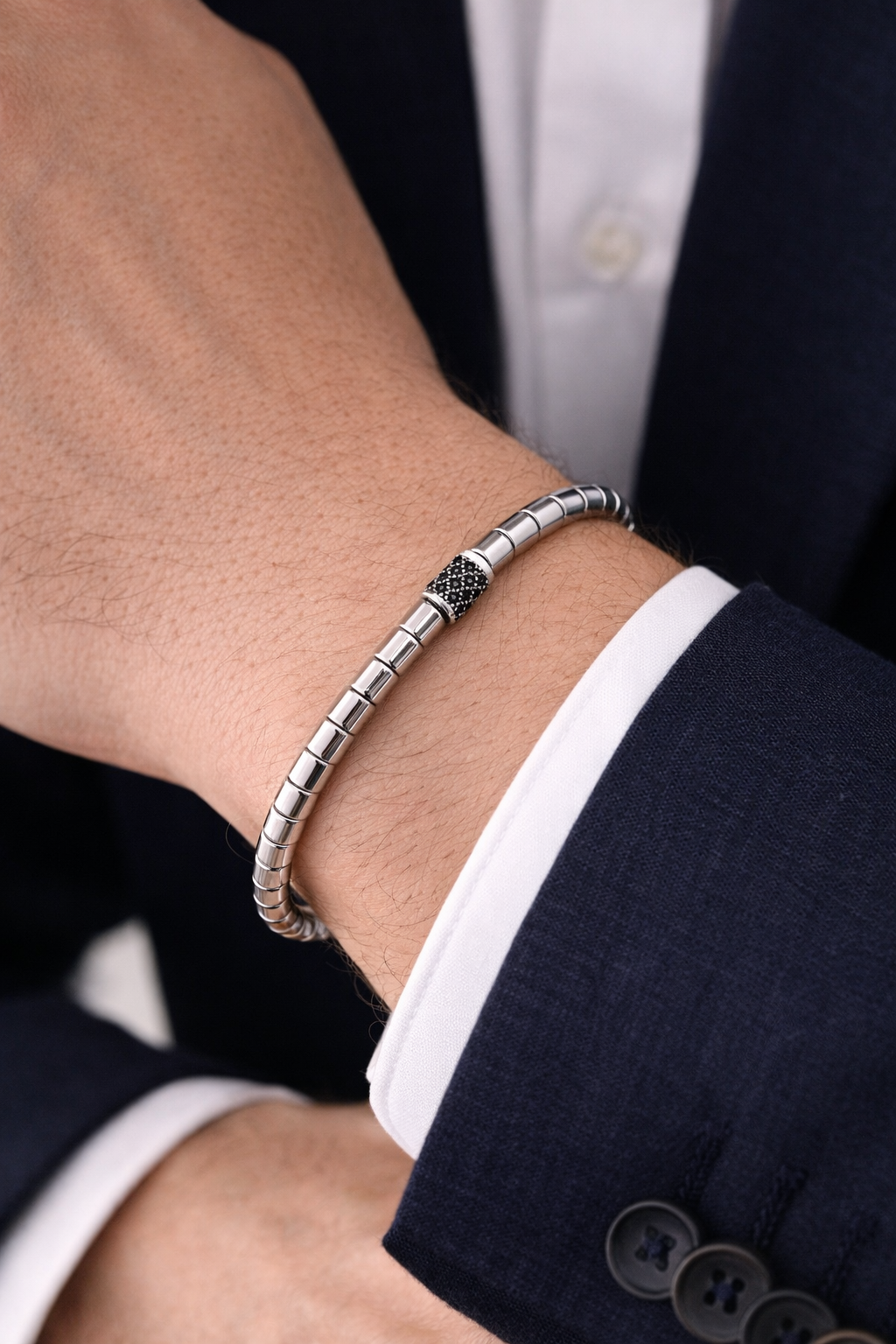 Orbit Silver Bracelet
