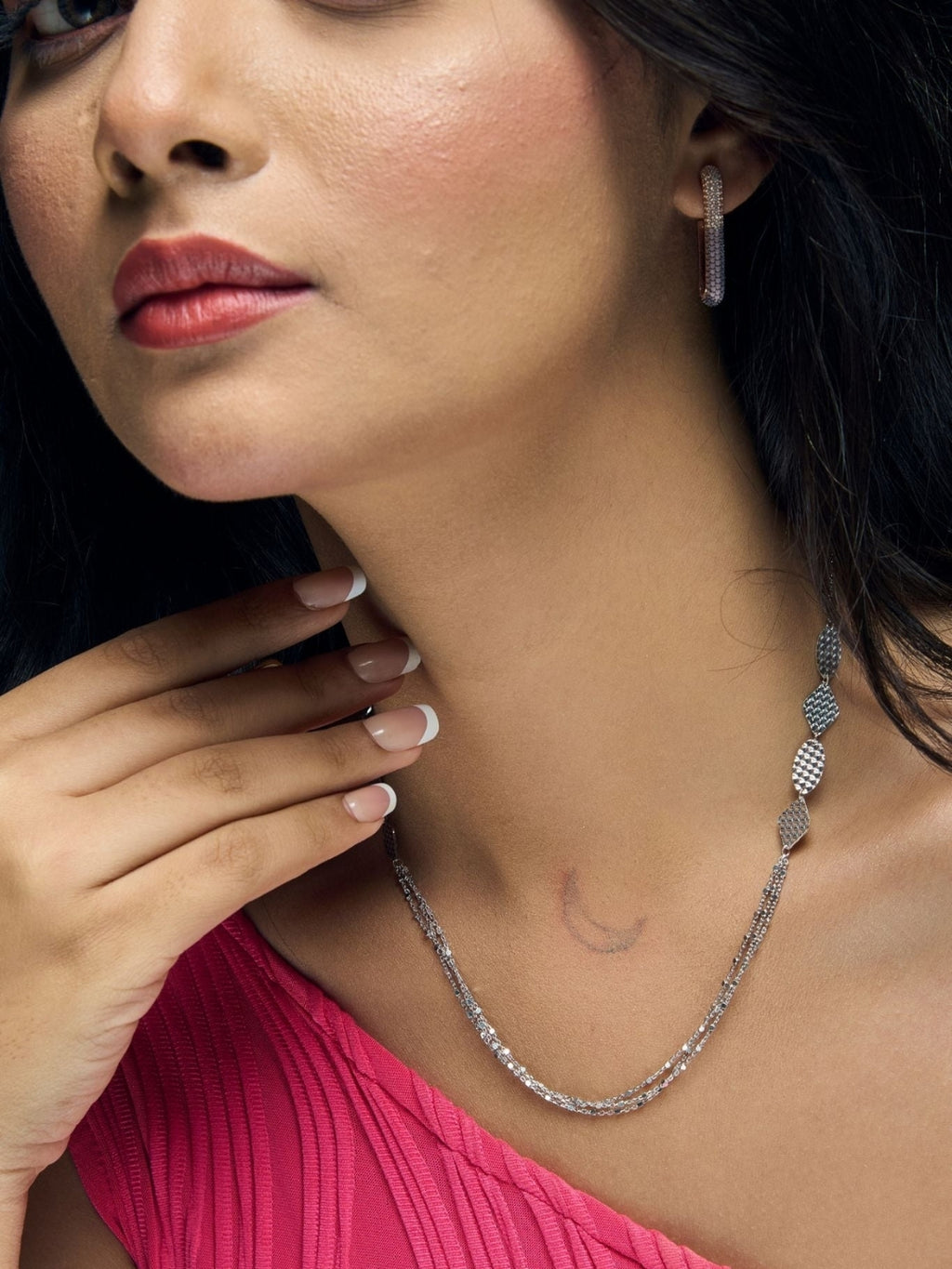 Dual Weave Silver Chain