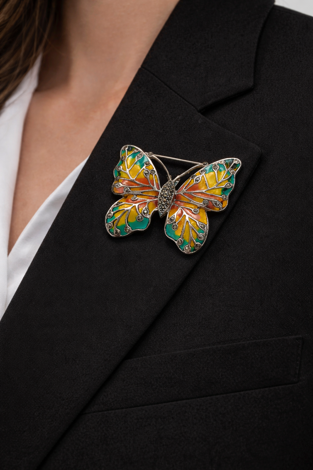 Flutter Butterfly Brooch