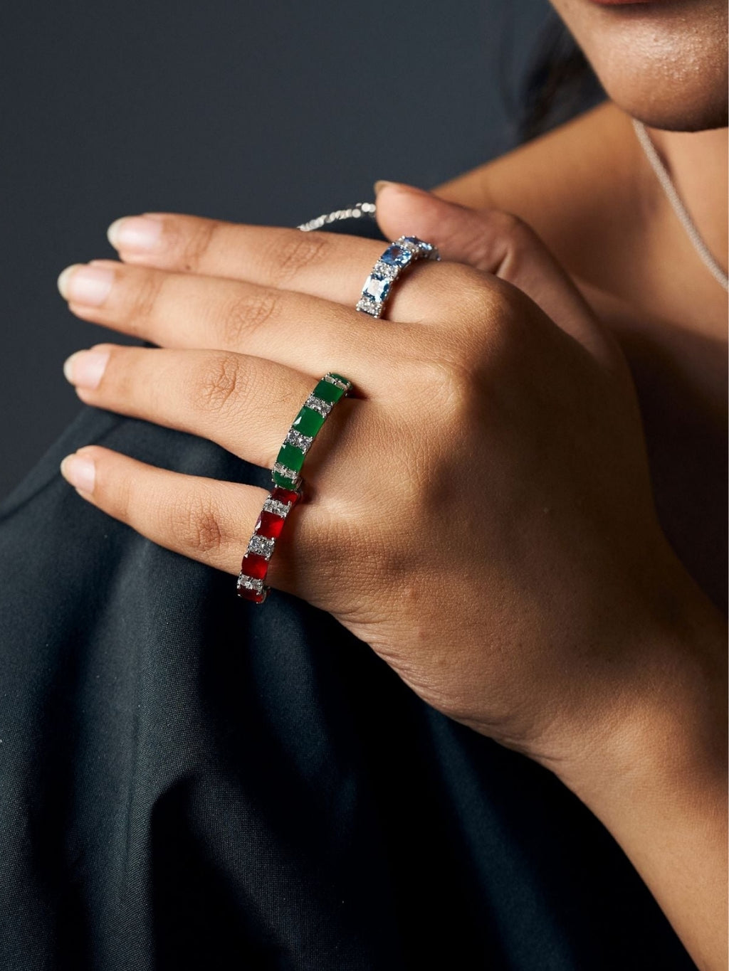 Ring Band With Stones