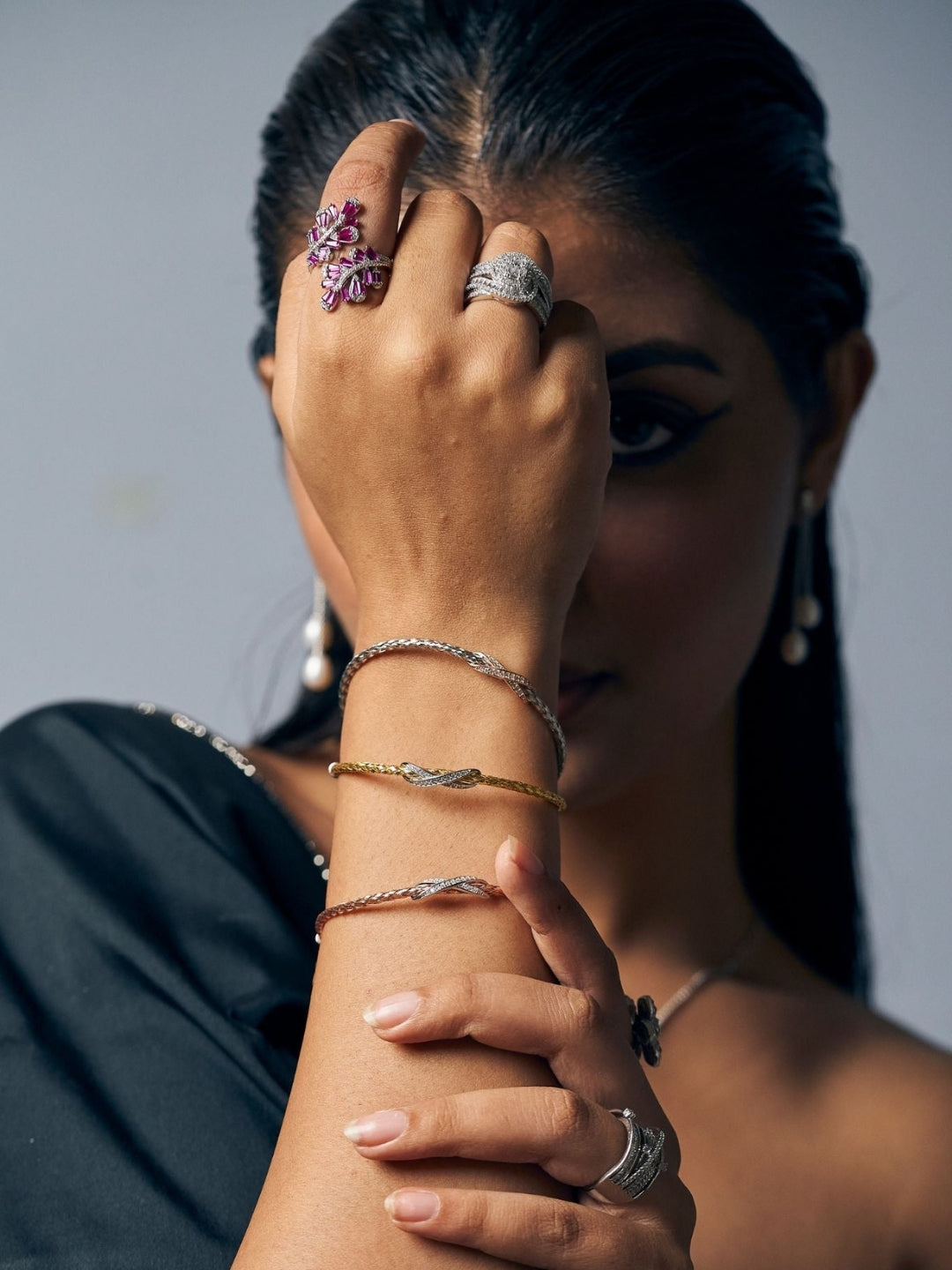 Silver Infinity Motif Bracelet