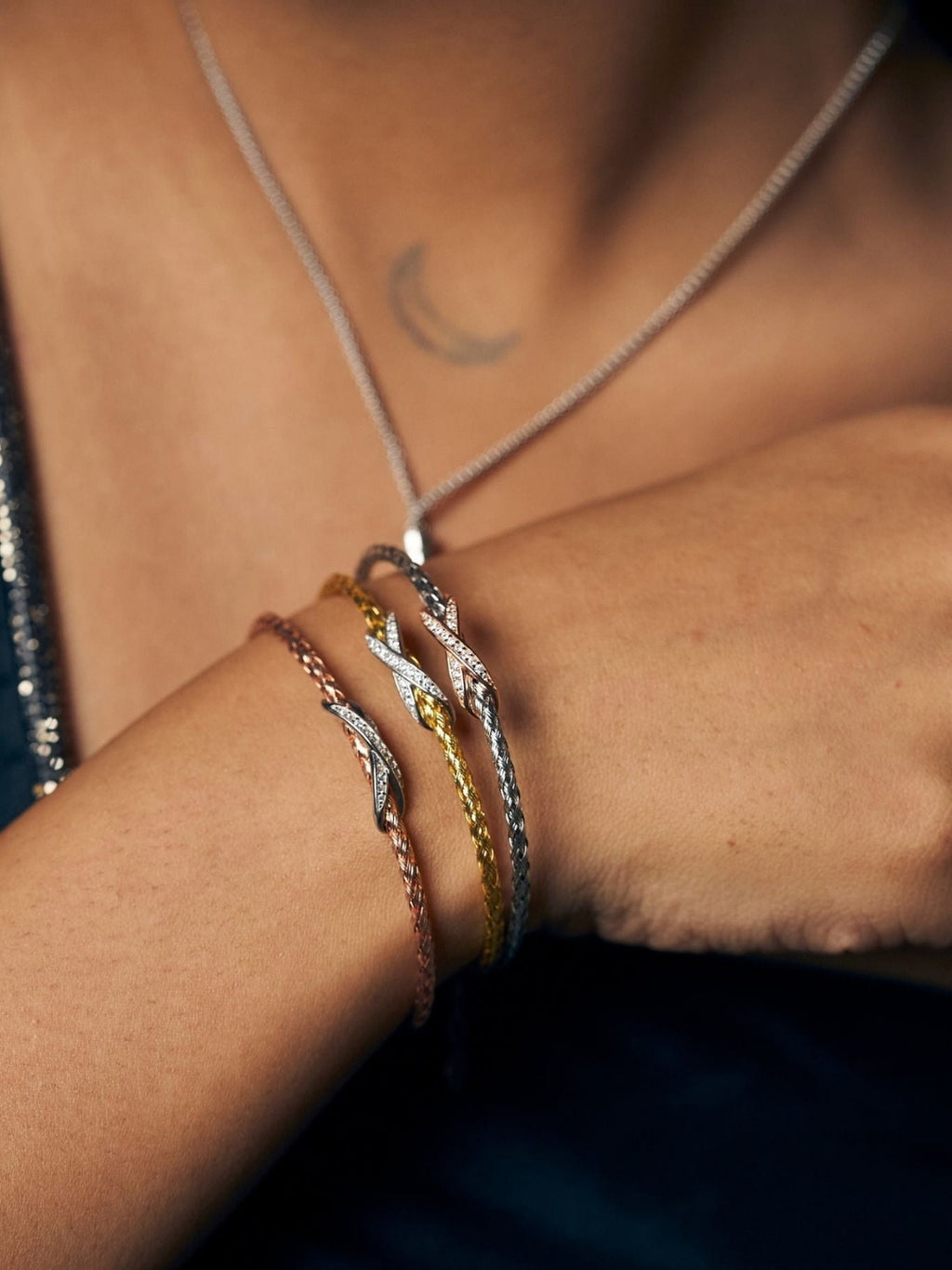 Silver Infinity Motif Bracelet