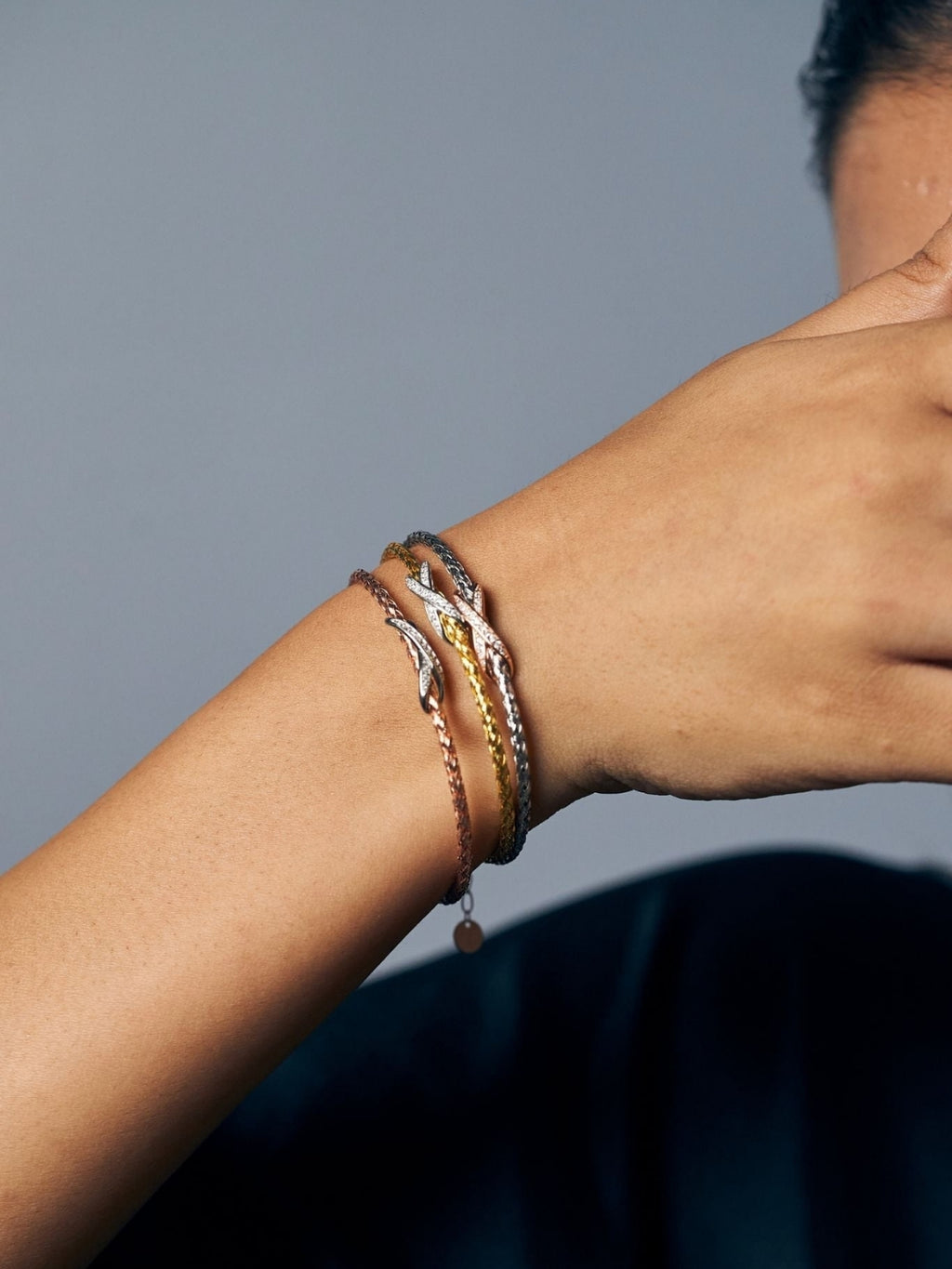 Silver Infinity Motif Bracelet